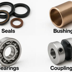 Seals , Bushings , Bearings & Couplings